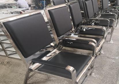 珠海电站监理椅 会议室座椅 千顺金属 不锈钢机场椅厂家