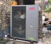 成都空气源热泵安装公司 芬尼中央空调 地暖空气能热泵两联供系统安装公司