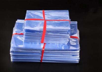 佛山千达厂家POF PVC淡蓝色收缩袋 白色热收缩膜可印刷