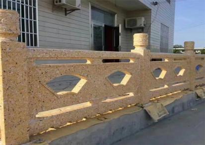 耐用水泥仿木栏杆 国兴新型建材水泥拟木栏杆批发商发货