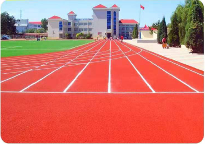 河南塑胶跑道场地施工 恒跃体育 操场透气型运动跑道