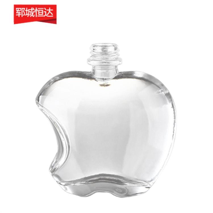 恒达玻璃晶白料玻璃瓶圆润瓶口稳固性强质量品质可靠