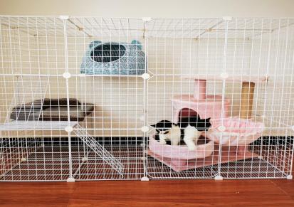 天朗DIY魔片 宠物笼 泰迪小型犬围栏 组装猫笼