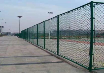 聚元 球场围栏网 篮球场菱形隔离栏 绿色浸塑防护栏 耐腐蚀可定制