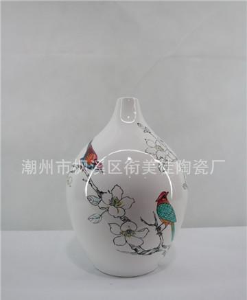 工厂直销批发中高端陶瓷工艺家居饰品手彩花瓶 欧式简约台灯10015