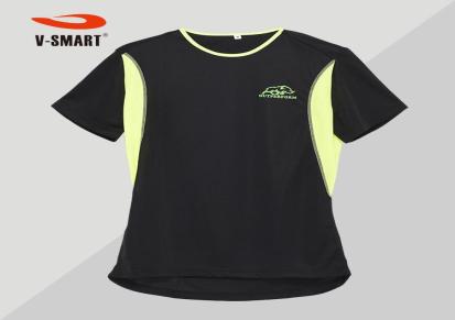 V-SMART 厂家批发2022新款T恤户外徒步马拉松长跑活动快干t恤运动衫