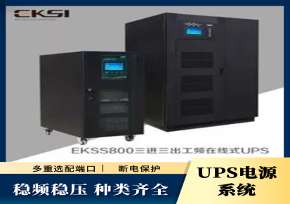 爱克赛UPS电源系统报价 DDL单进单出电力专用UPS电源