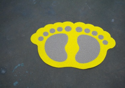 新品推荐 优质彩色PVC脚丫形喷丝垫