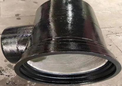 麒洛球墨铸铁管件厂家 铸铁弯头三通 双盘短管现货