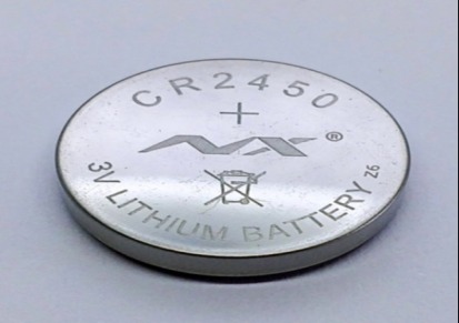 CR2450纽扣电池600mah高容量 智能水杯盖焊脚电池电子标签电池