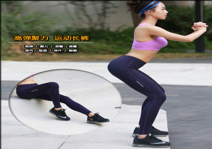 【厂家直销】户外速干裤 专业训练 运动裤 紧身户外跑步长裤女