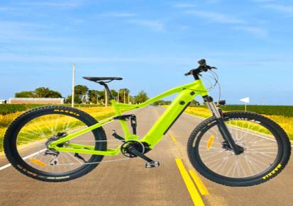 山地折叠电动自行车折叠中置电动自行车中置电动助力自行车定制