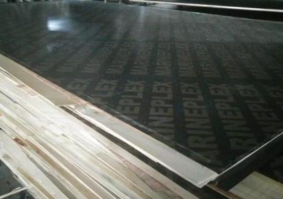 清水模板定做黑色覆膜板1220 2440 12mm明盛板材规格logo定制