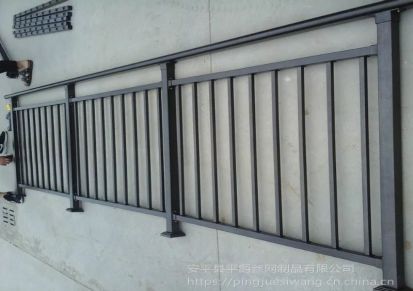 锌钢阳台护栏平爵组装式隔离栏杆夹玻璃阳台护栏