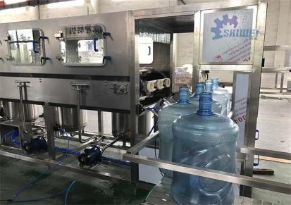 氏维回收桶装水矿泉水生产线 5加仑桶装水生产设备 供应定制