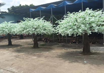 广州市圣杰实业仿真树厂家仿真杜鹃树，仿真豆花树，假树装饰品仿真树制作