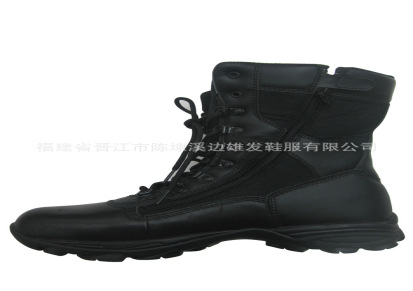 专业厂家生产 外贸鞋 2013年新款 防水保暖 男式真皮军靴