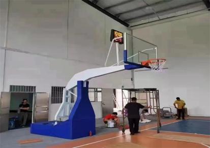 奥昌文体厂家供应-电动液压篮球架-手动电动液压篮球架
