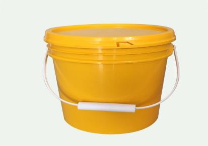 销售食品塑料桶 油漆桶 18L双沿带盖 翔实供应