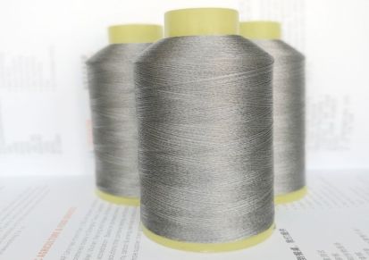 200D银纤维缝纫线绣花线 邦财科技 导电长丝 工程纤维