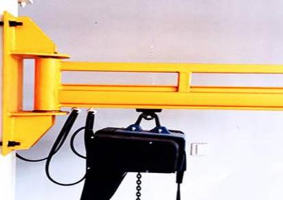 力福汀 5吨移动式悬臂吊 壁行式悬臂吊 车间室内装卸用移动式小吊机