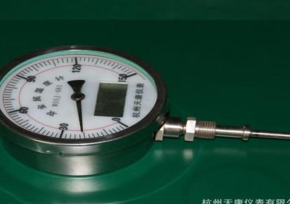 温度计 全不锈钢带数显双金属温度计可定制工业温度仪表 天康