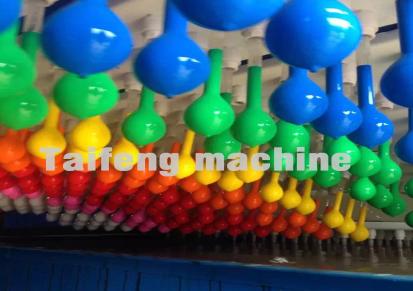 乳胶水球生产线 火箭气球设备 多色气球机 小型气球浸胶机