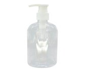 厂家直销300ml圆肩瓶 24口透明pet塑料瓶 按压泵洗手液瓶 盛铭