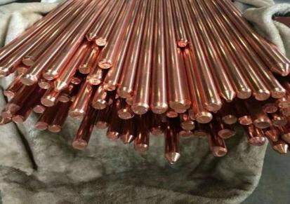 华野厂家专业生产 铜包钢接地棒 防雷铜覆钢接地棒 规格全