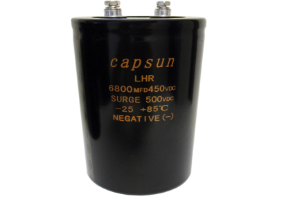 大功率电容器 450V6800UF逆变器电解电容器 CAPSUN原装 LHR系列