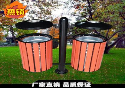 亿兆天成 北京分类垃圾箱 环卫垃圾筒 分类果皮箱 钢木分类垃圾桶