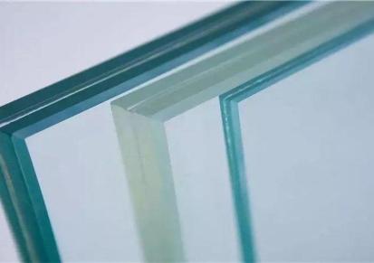中山广业玻璃厂家定制双层钢化夹胶玻璃工程建筑装饰钢化玻璃透明夹胶钢化玻璃