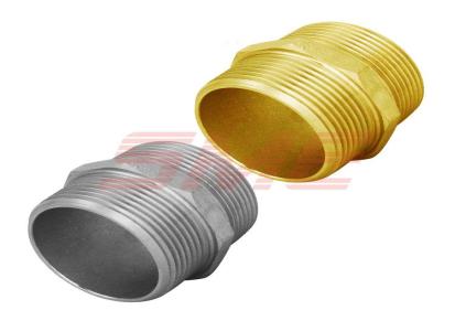 SME 供应不锈钢等径双外螺304/316双外螺黄铜六角螺纹接头管道对接