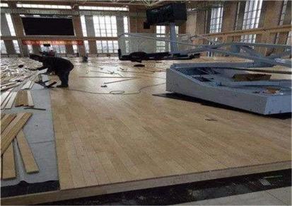 篮球馆运动木地板 室内运动木地板专用 木地板生产厂家