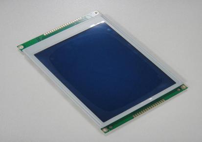 恒域威5.7寸LCD单色屏 抗雷击浪涌过电磁兼容蓝底工业TFT液晶屏