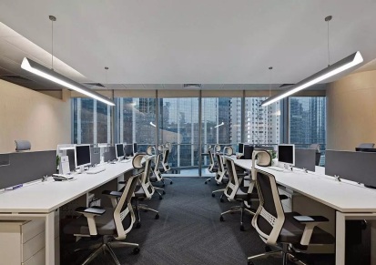 杭州800方教育培训现代简约风办公室装修设计案例