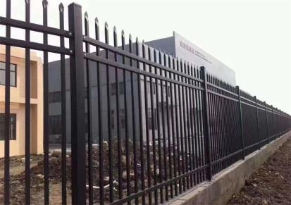 现货锌钢护栏 小区庭院铁艺围栏 公司围墙栅栏 崇松