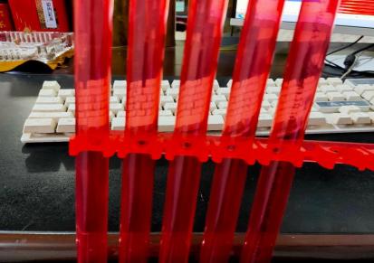 PVC透明管 红蓝管件 欣广家装环保管 管卡 线盒