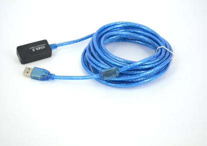 USB延长线5米 电脑延长线 信号放大线 带屏蔽 公对母延长线 批发