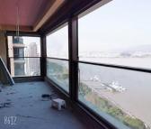 上海兮鸿幕墙阳台升降窗智能遥控双层玻璃提升窗