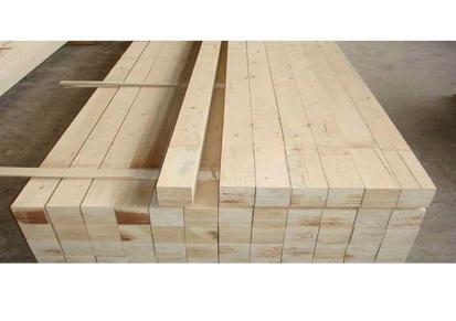 多种规格松木建筑口料山东木方厂家 厂家生产销售建筑口料