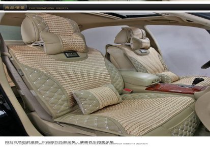 P35-1仿手编冰丝丹尼皮汽车坐垫 2013新款汽车用品座垫厂家批发