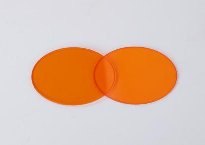 泰宇 CB550滤光滤色片 方形圆形光学红外橙色玻璃滤光镜