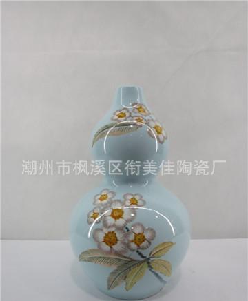 工厂直销批发中高端陶瓷工艺家居饰品手彩花瓶 欧式简约台灯10017