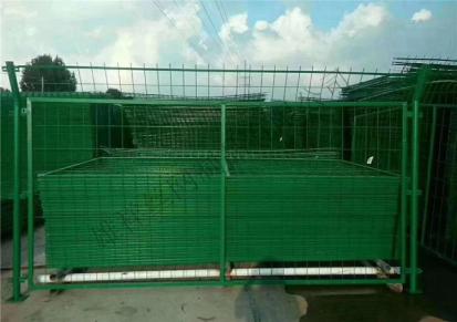 绿色框架护栏 框架护栏临时移动护栏加工框架护栏
