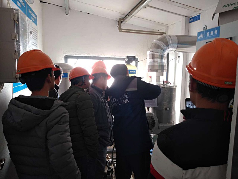 青岛美联集中式高压清洗系统入驻贵州安龙戈塘猪场
