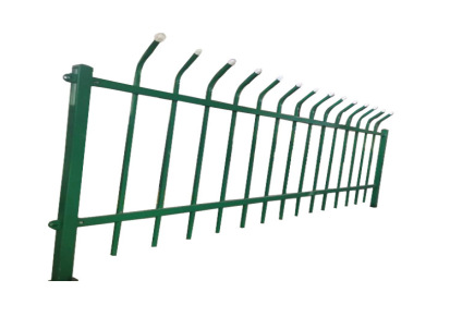 超懋 现货锌钢折弯草坪护栏 公园绿化带隔离防护围栏 绿化带栏杆