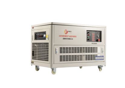 20KW低噪音汽油发电机 SH25000E 电启动 单三相 消防应急