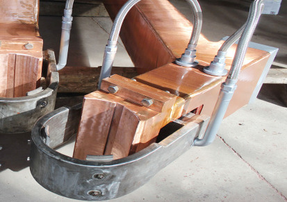 电弧炉 钢包精炼炉用铜钢复合导电横臂
