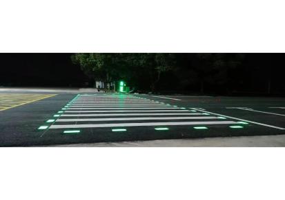 智能发光斑马线智能交通LED发光墙砖智能交通 创晟光电
